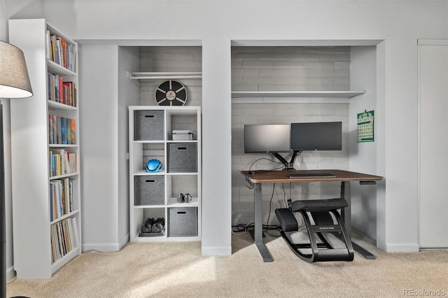 1060 S Parker Rd Unit 19, Denver, CO 80231 - home office with carpet and baseboards