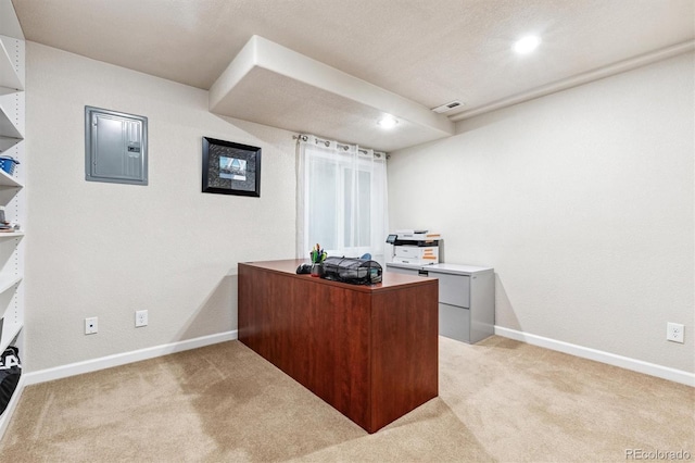 12427 James Ct, Broomfield, CO 80020 - office space featuring light carpet, electric panel, and recessed lighting