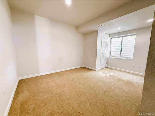 20401 E Chenango Pl, Aurora, CO 80015 - carpeted empty room featuring baseboards and recessed lighting