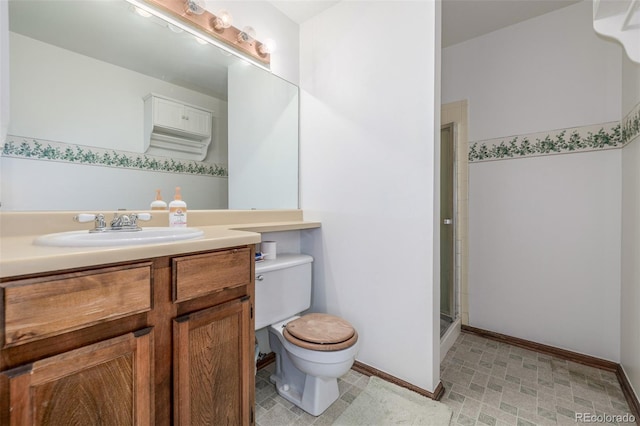 18083 E Atlantic Dr, Aurora, CO 80013 - full bathroom featuring a stall shower and vanity