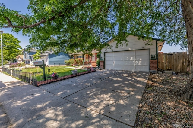 18083 E Atlantic Dr, Aurora, CO 80013 - single story home with brick siding, driveway, and an attached garage