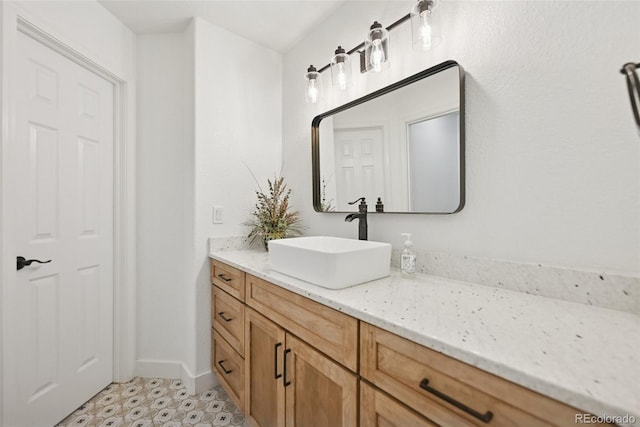 17912 Loverly Way, Monument, CO 80132 - bathroom featuring vanity and baseboards