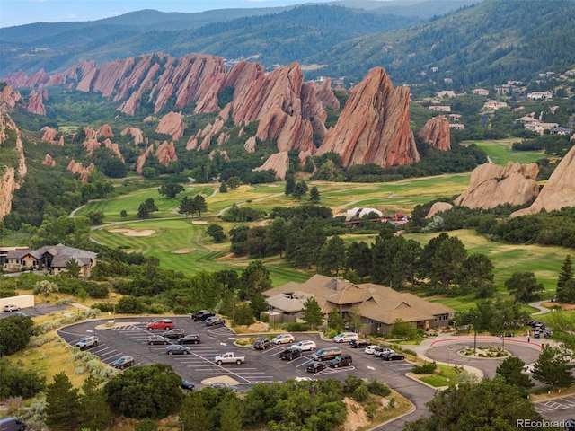 6338 Spotted Fawn Run, Littleton, CO 80125 - mountain view featuring a local golf course