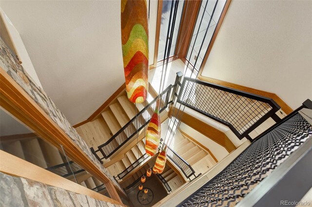180 Outpost Ln, Evergreen, CO 80439 - view of staircase