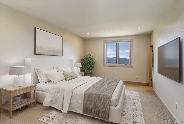 180 Outpost Ln, Evergreen, CO 80439 - bedroom featuring light colored carpet