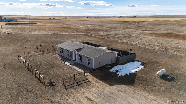view of rural area