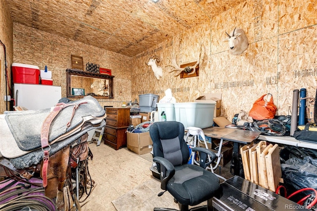 view of storage room