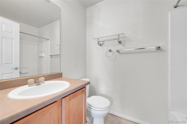 18947 E 57th Pl, Denver, CO 80249 - bathroom with vanity and tile patterned floors