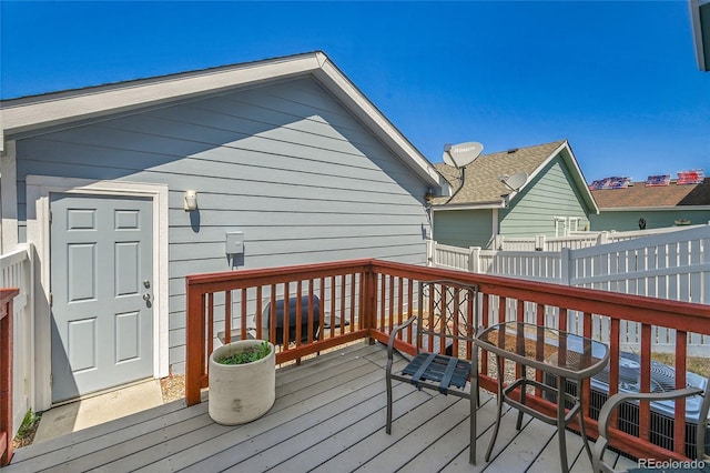 18947 E 57th Pl, Denver, CO 80249 - view of wooden deck
