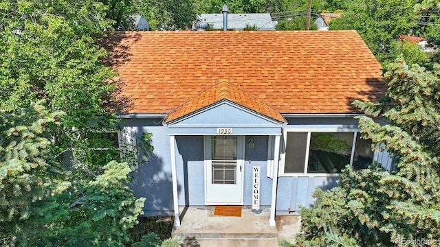 1930 S Prospect Ave, Colorado Springs, CO 80905 - view of front of home featuring roof with shingles