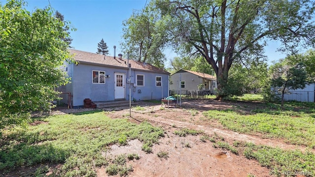 1930 S Prospect Ave, Colorado Springs, CO 80905 - back of property with stucco siding