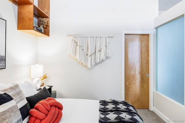 bedroom featuring carpet floors