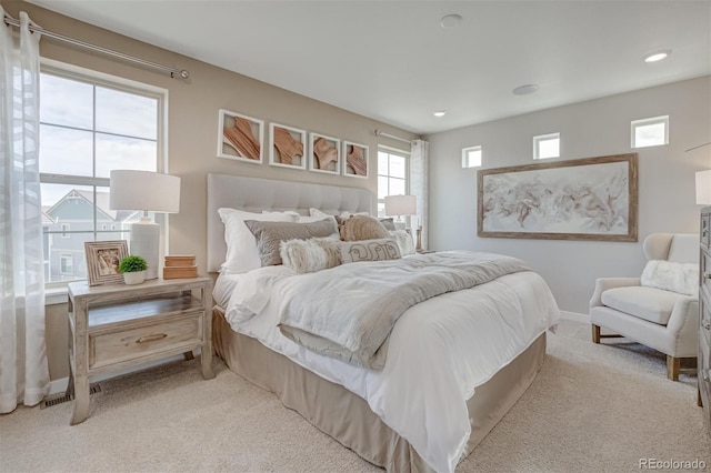 1193 Highview Dr, Erie, CO 80516 - carpeted bedroom with baseboards and recessed lighting