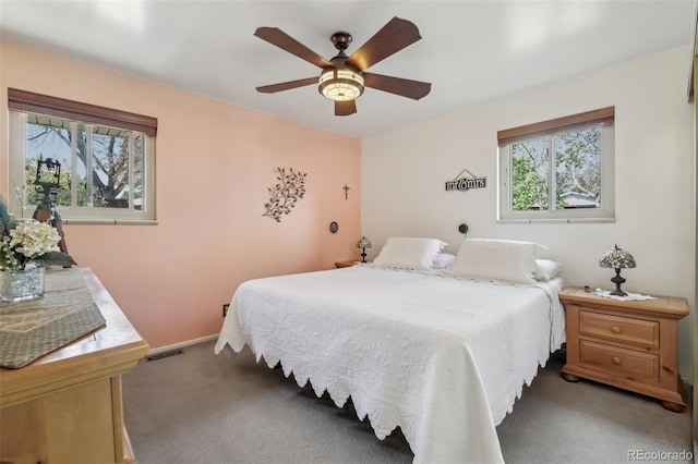 1164 W 101st Pl, Northglenn, CO 80260 - bedroom featuring carpet floors, ceiling fan, and baseboards