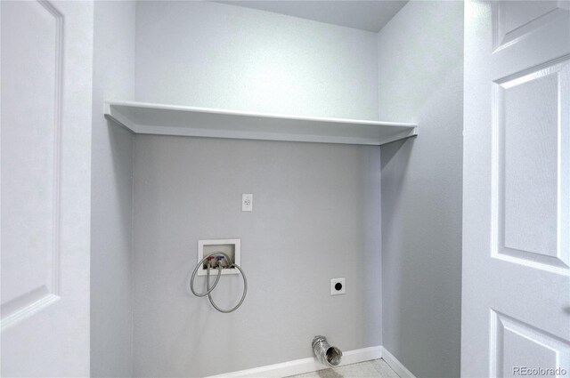 3355 Willowrun Dr, Castle Rock, CO 80109 - laundry area featuring hookup for an electric dryer and washer hookup