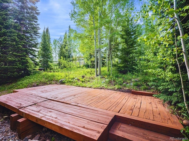 0251 Fawn Ct, Silverthorne, CO 80498 - view of wooden terrace