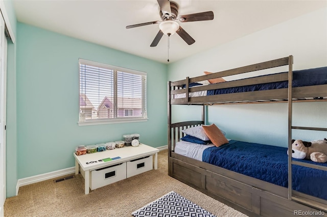 12763 E 105th Pl, Commerce City, CO 80022 - bedroom with carpet and ceiling fan