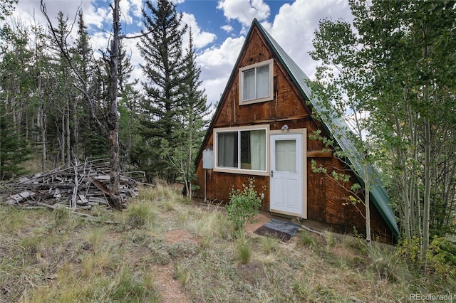 63 Welsh Cob Ln, Jefferson, CO 80456 - rear view of house