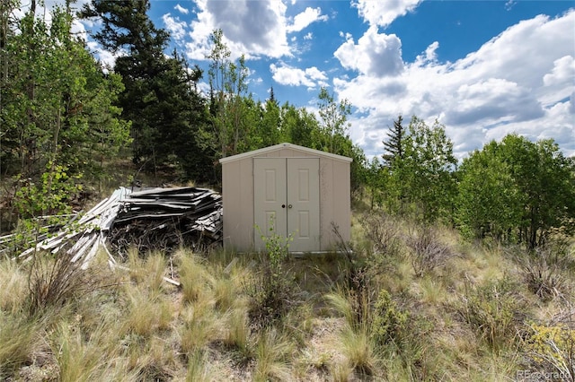 63 Welsh Cob Ln, Jefferson, CO 80456 - view of shed