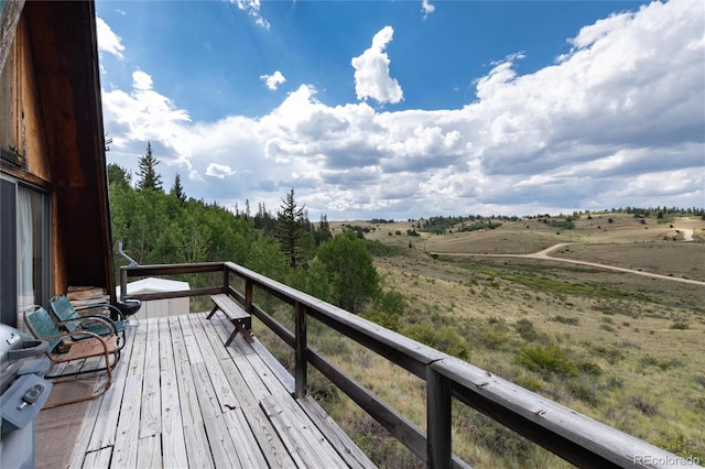 63 Welsh Cob Ln, Jefferson, CO 80456 - view of wooden deck
