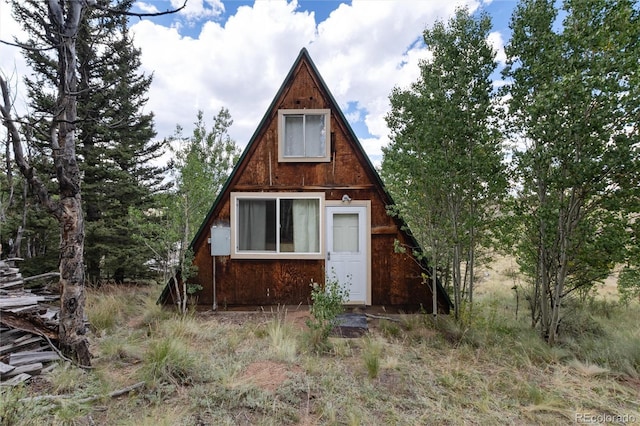 63 Welsh Cob Ln, Jefferson, CO 80456 - view of a-frame style home