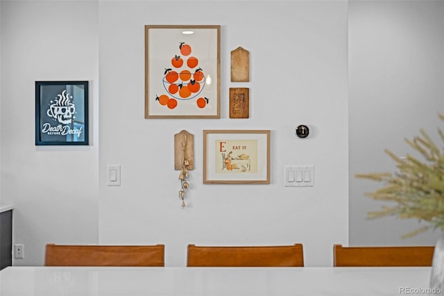 view of room details