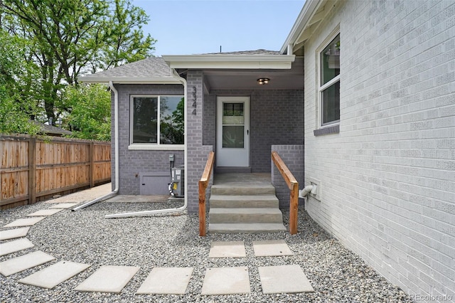 3344 W 33rd Ave, Denver, CO 80211 - entrance to property with brick siding and roof with shingles