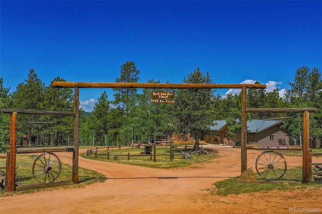 view of jungle gym