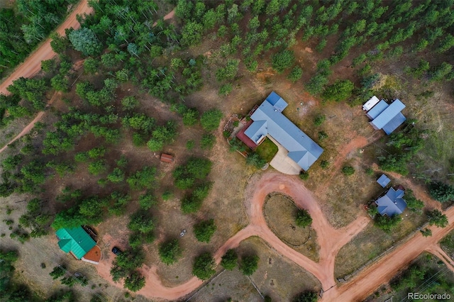 2220 Lee Circle Dr, Woodland Park, CO 80863 - aerial view