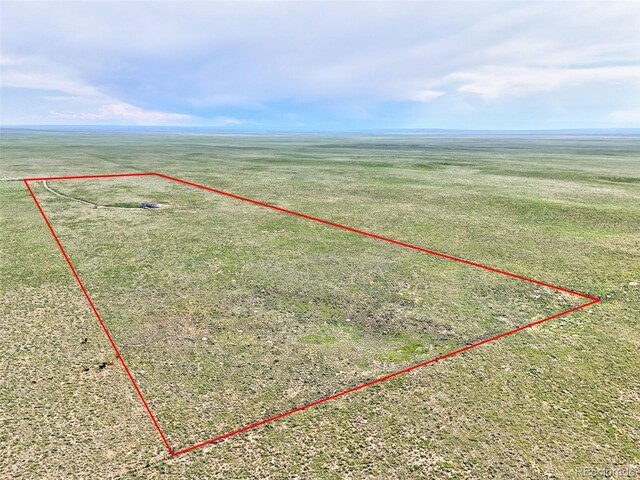 30890 Ken Vw, Yoder, CO 80864 - aerial overview of property's location with property boundaries highlighted
