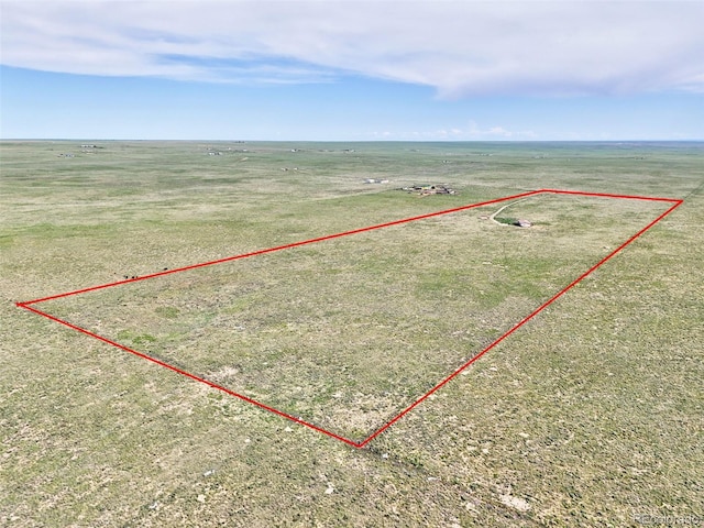 30890 Ken Vw, Yoder, CO 80864 - view of rural area featuring property parcel outlined