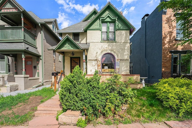 2350 N Ogden St, Denver, CO 80205 - view of front of house featuring brick siding