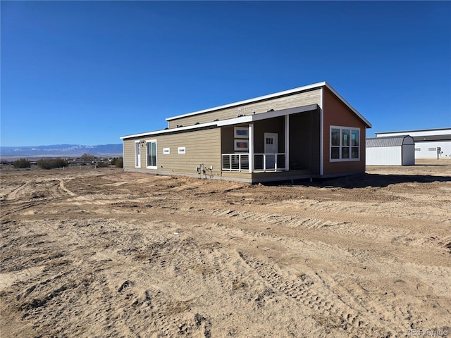 view of rear view of house