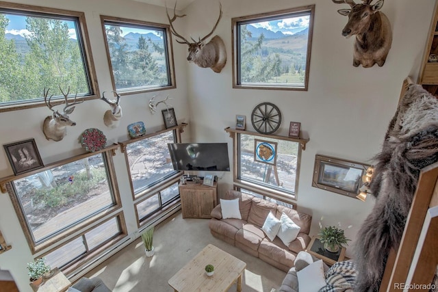 311 Longs Rd, Silverthorne, CO 80498 - living area with light carpet and plenty of natural light