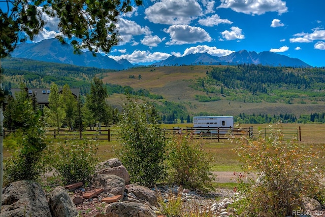 311 Longs Rd, Silverthorne, CO 80498 - view of mountain backdrop featuring rural landscape and a pastoral area