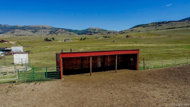 311 Longs Rd, Silverthorne, CO 80498 - horse barn with a view of countryside and a mountain view