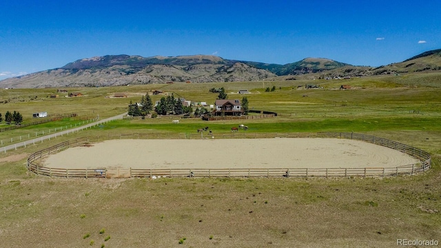 311 Longs Rd, Silverthorne, CO 80498 - view of property's community featuring a rural view, a mountain view, fence, and an enclosed horse arena