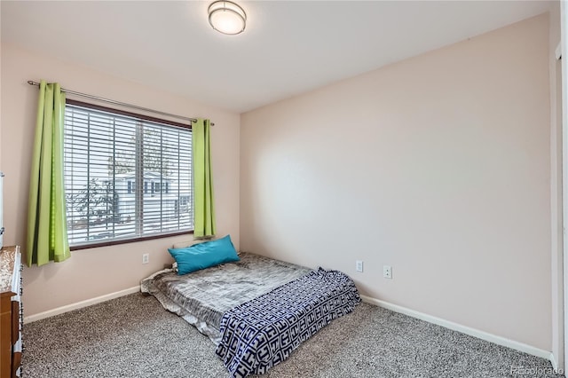 bedroom with carpet flooring