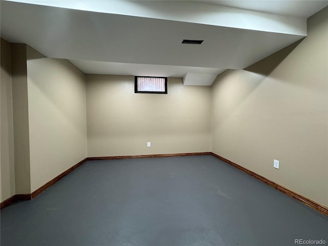 1625 N Downing St, Denver, CO 80218 - basement with baseboards