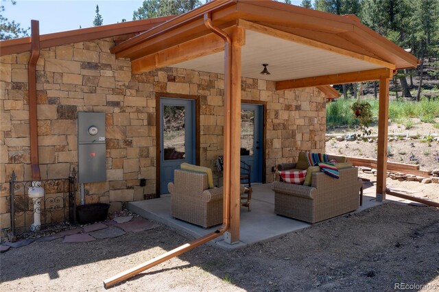 256 Fisk Fenner Rd, Allenspark, CO 80510 - view of patio