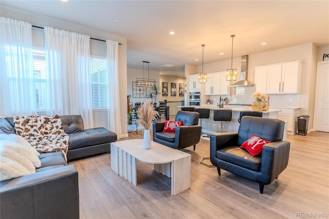 425 W 128th Dr, Westminster, CO 80234 - living room with light wood-style flooring and recessed lighting