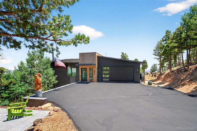 555 Sunrise Peak Rd, Manitou Springs, CO 80829 - contemporary home featuring french doors