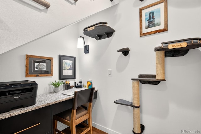 555 Sunrise Peak Rd, Manitou Springs, CO 80829 - office space featuring baseboards and wood finished floors