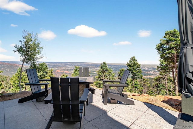 555 Sunrise Peak Rd, Manitou Springs, CO 80829 - view of patio / terrace