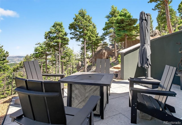 555 Sunrise Peak Rd, Manitou Springs, CO 80829 - view of patio