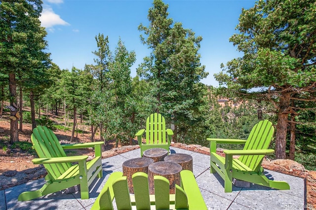 555 Sunrise Peak Rd, Manitou Springs, CO 80829 - view of patio / terrace