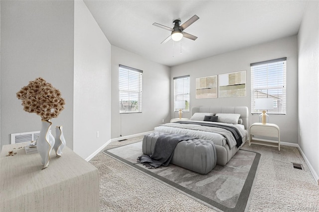 3548 Swabuck Pl, Castle Rock, CO 80109 - bedroom featuring carpet flooring, baseboards, and ceiling fan