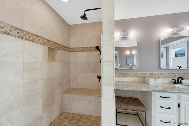 25 Sand Cherry, Littleton, CO 80127 - full bathroom featuring tiled shower and vanity