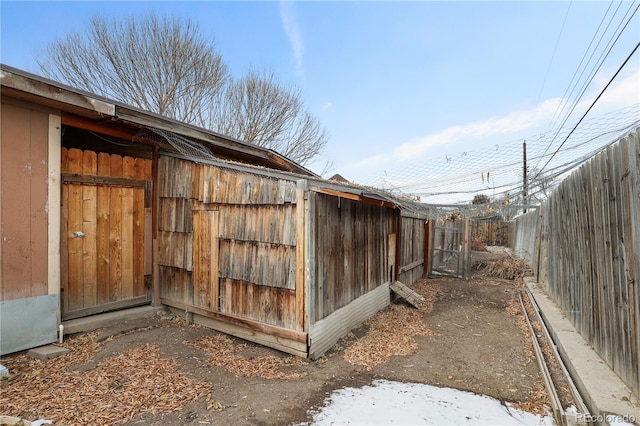 view of outbuilding