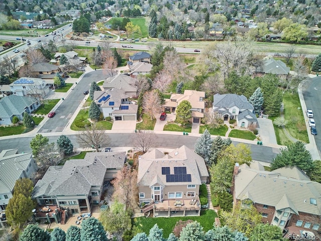 birds eye view of property featuring a residential view
